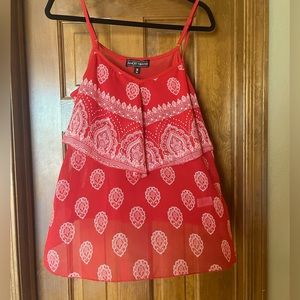 Spaghetti strap tank top